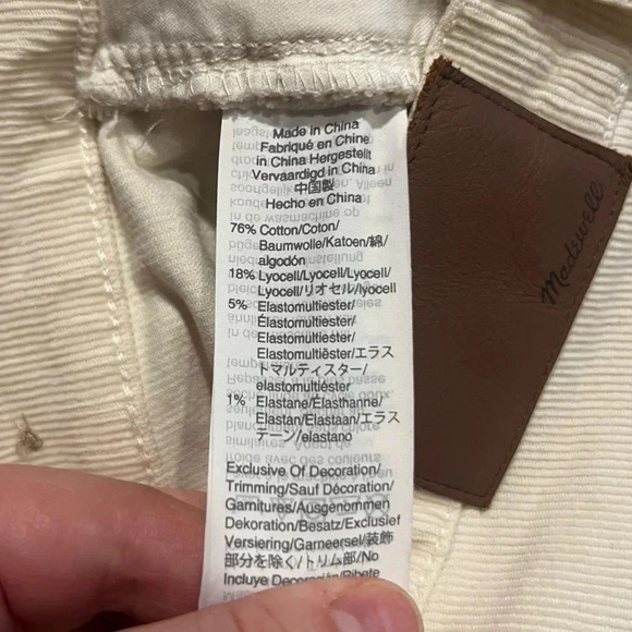 MADEWELL The Classic Corduroy Straight Jean - Picture 11 of 12